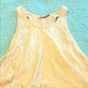 Forever 21 tank top with lace